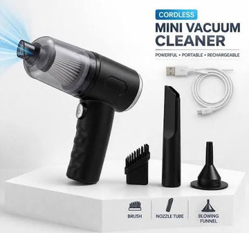 Cordless Mini Vacuum Cleaner – Portable & Rechargeable