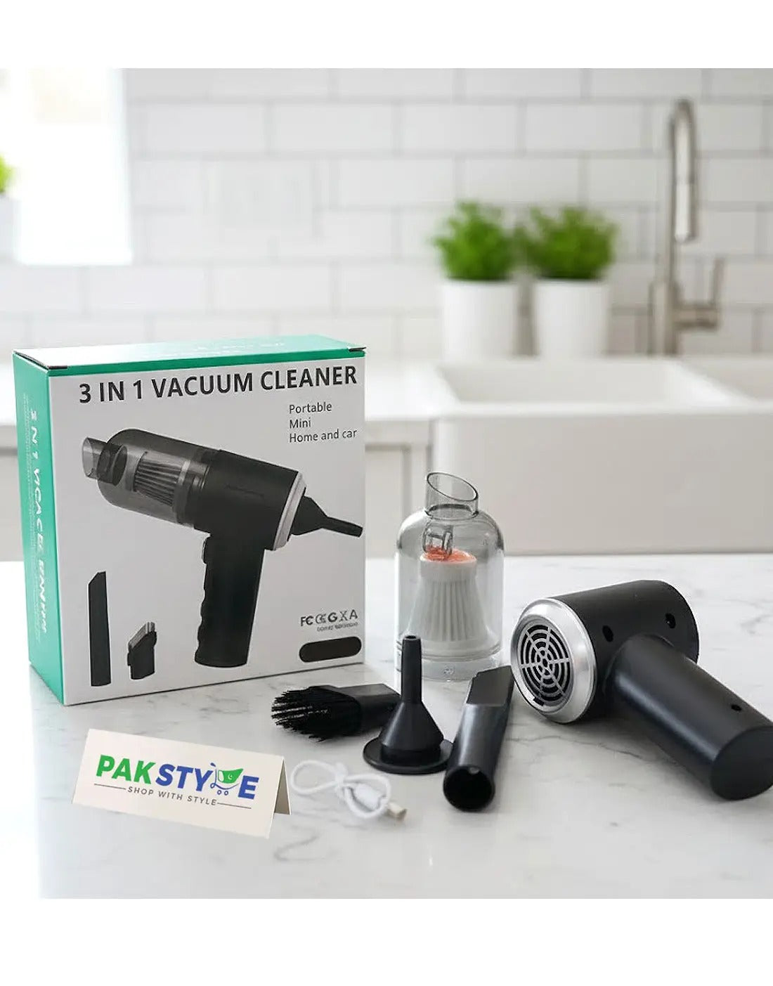 Cordless Mini Vacuum Cleaner – Portable & Rechargeable